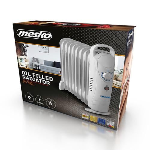 Обігрівач масляний Mesko MS 7805 на 9 секцій 1000W (1040038163) - фото 2