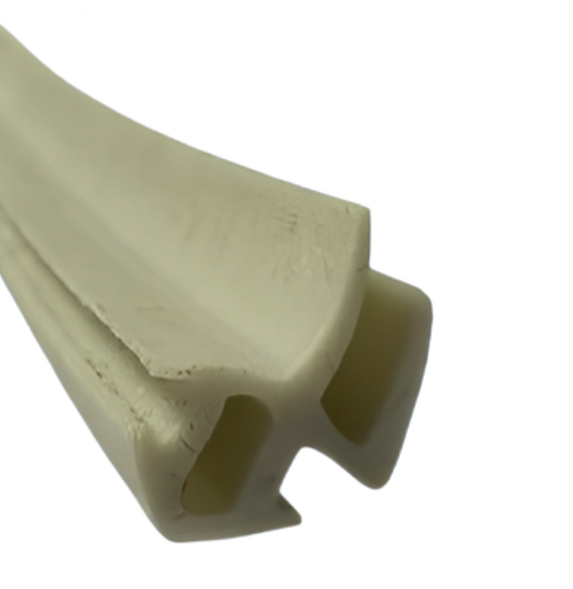 Ущільнювач для металопластикових вікон REHAU RH-304 утворівний двопелюстковий ТПЕ Світло-сірий (RH-304ССР)