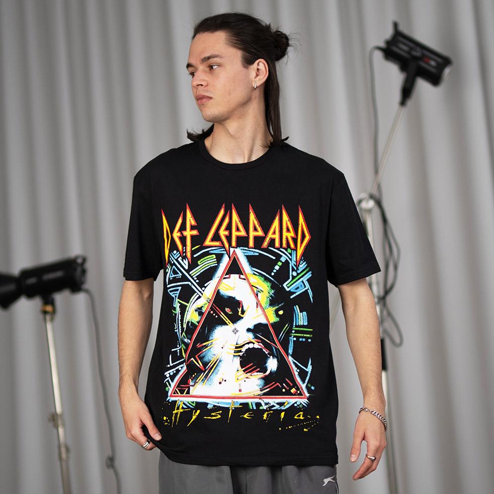 Футболка унисекс Def Leppard Hysteria S Черный (00000001080)