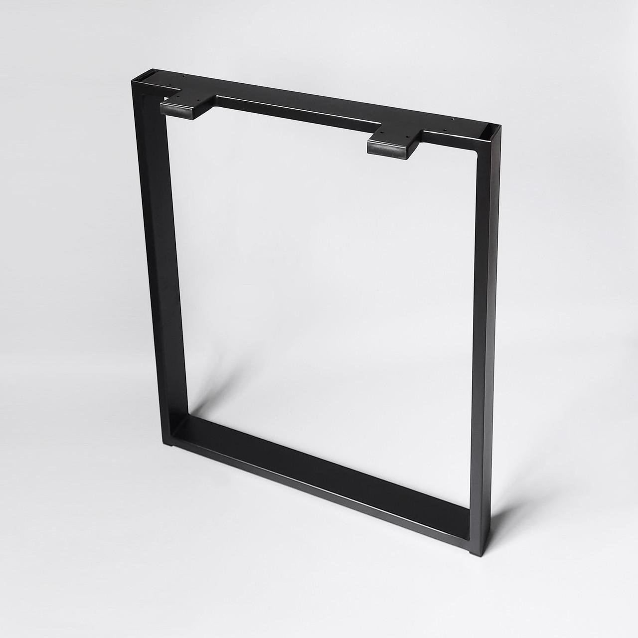 Опора для стола из металла 600х110 мм H 730 мм 50x20 мм Черный (1183) - фото 2