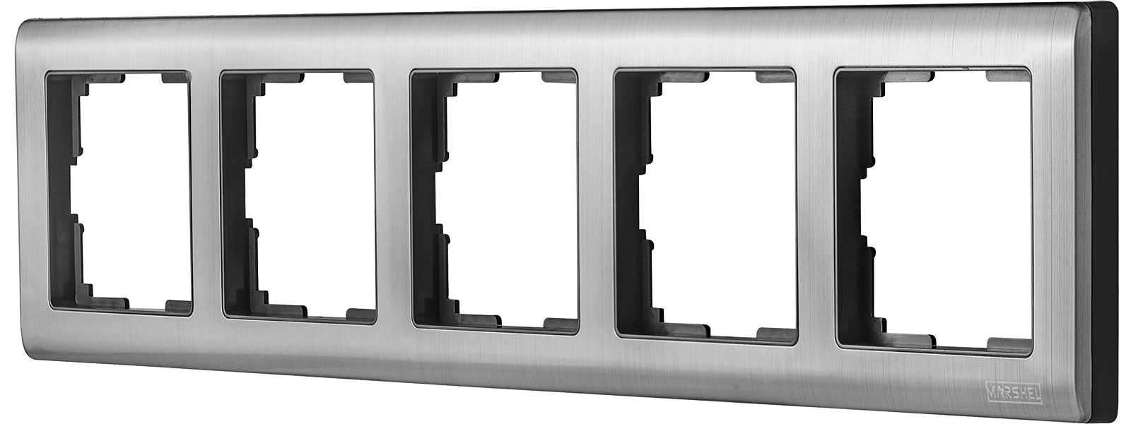 Рамка п'ятимісна MARSHEL GRAND FG-5 нержавіюча сталь - фото 2 Рамка п'ятимісна MARSHEL GRAND FG-5 нержавіюча сталь - фото 2