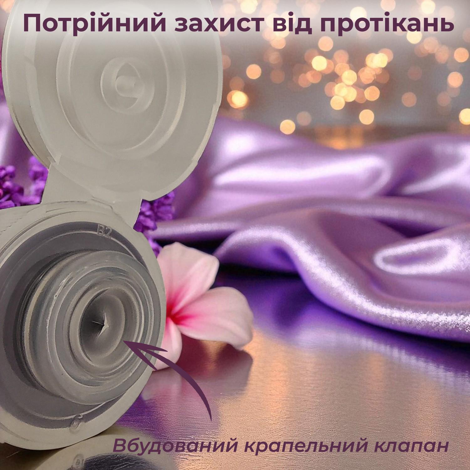 Дорожный набор флаконов для косметики Univerza силиконовый 4 шт. по 90 мл Фиолетовый - фото 10