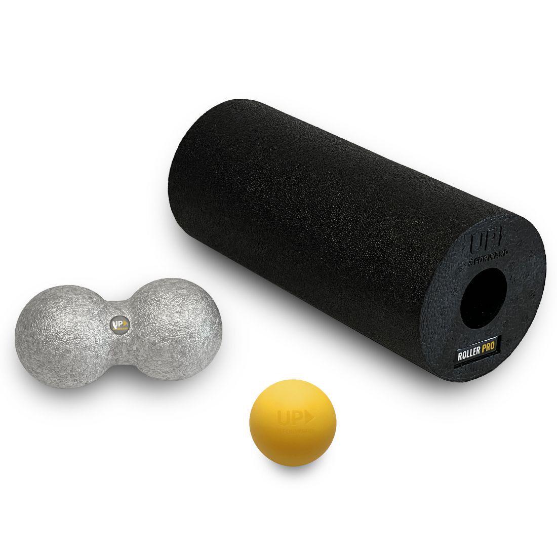 Ролик массажный/мяч двойной/массажный мяч UP & FORWARD PRO Yellow Ролик массажный/мяч двойной/массажный мяч UP & FORWARD PRO Yellow