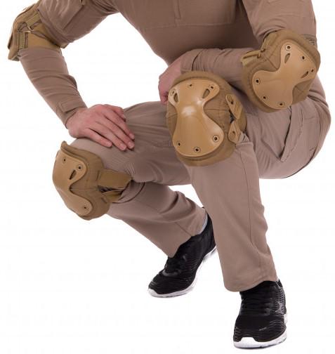 Наколінники та налокітники захисні анатомічної форми Койот - фото 6