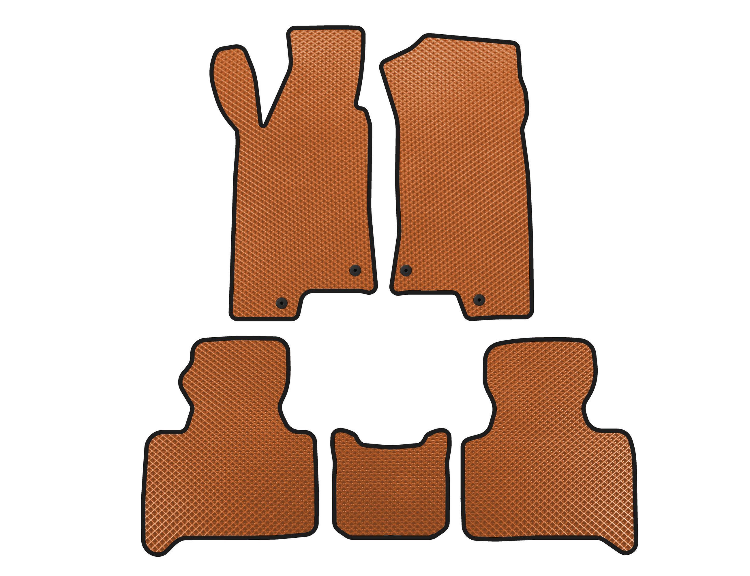 Коврики Digital Designs EVA для Hummer H3 этилвинилацетат Оранжевый (144588)