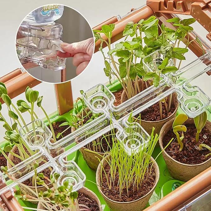 Теплица с системой полива и солнечной панелью Розовый (23294625) - фото 2 Теплица с системой полива и солнечной панелью Розовый (23294625) - фото 2