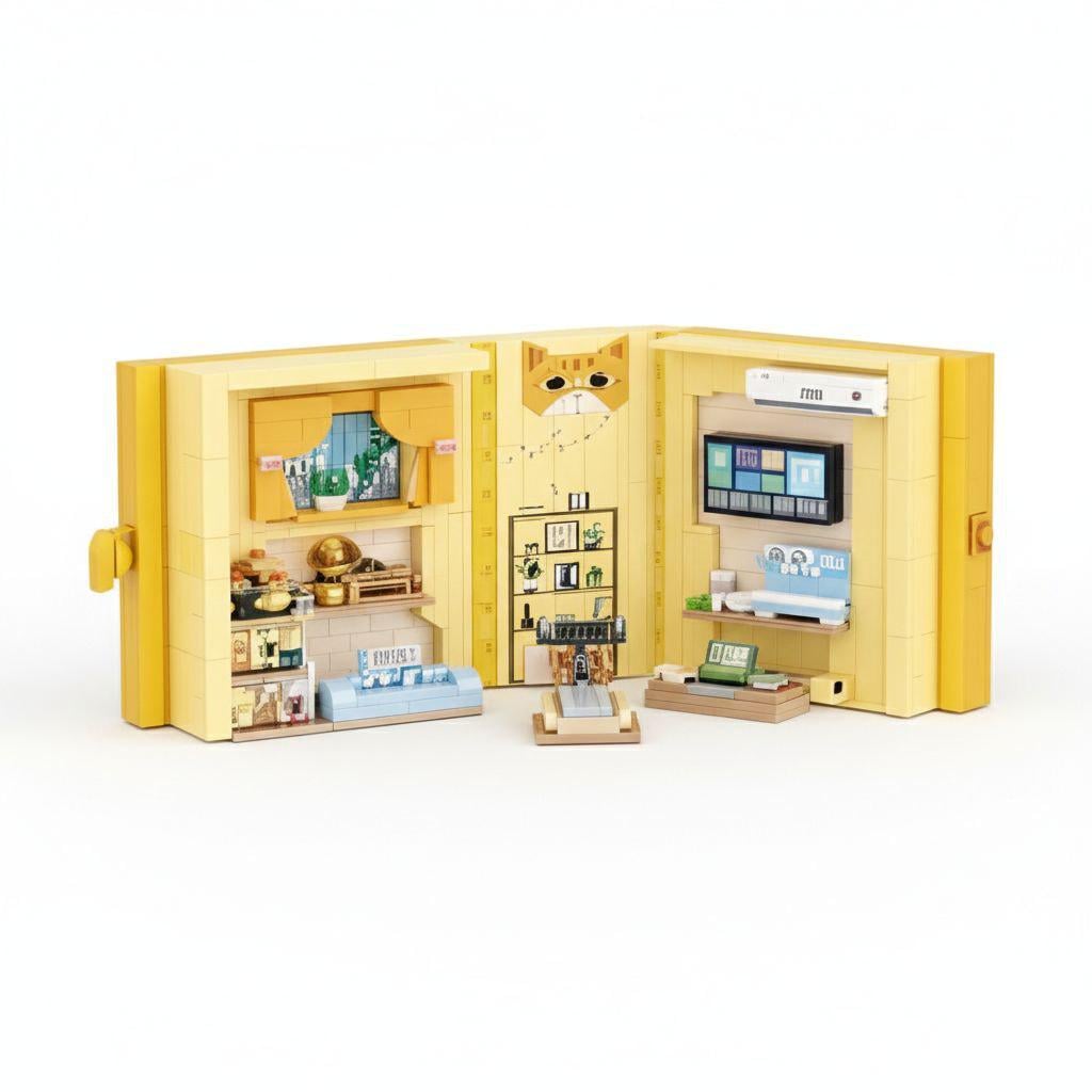 Конструктор детский Удивительная гостиная 36028 906 дет. Желтый (31920541)