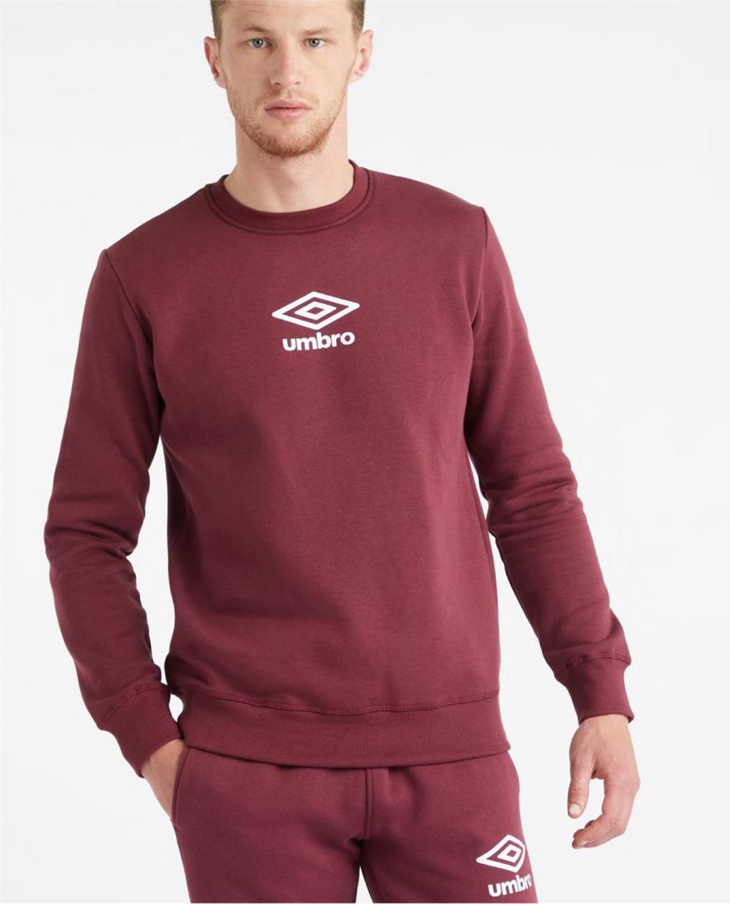 Світшот утеплений Umbro Active 529582 L бордовий (2529582084300) - фото 4