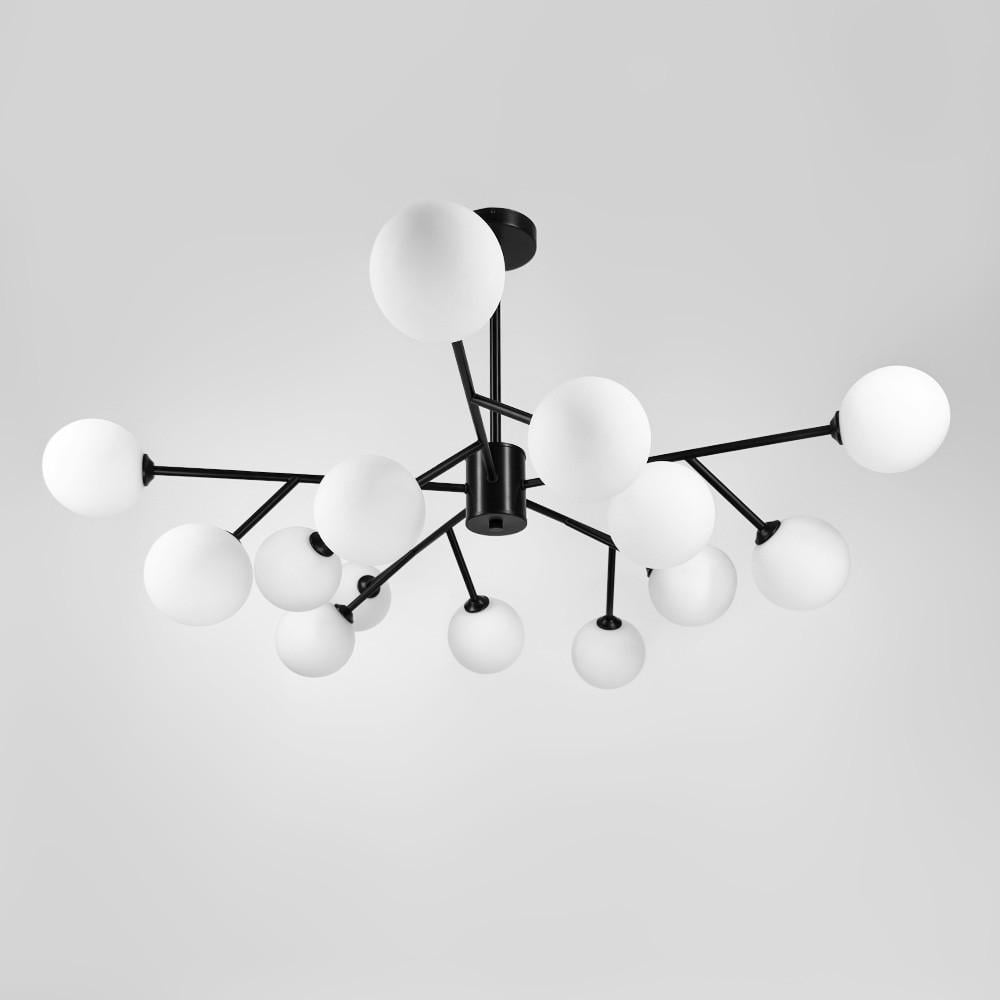 Люстра стельова Grand Bunch на 15 плафонів Ø 110 см Чорний (AOC 20/15 BK) - фото 1
