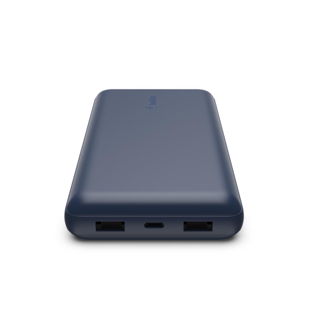 Портативний зарядний пристрій Belkin 15W Dual USB-A 20000 mAh Синій (BPB012BTBL) - фото 5