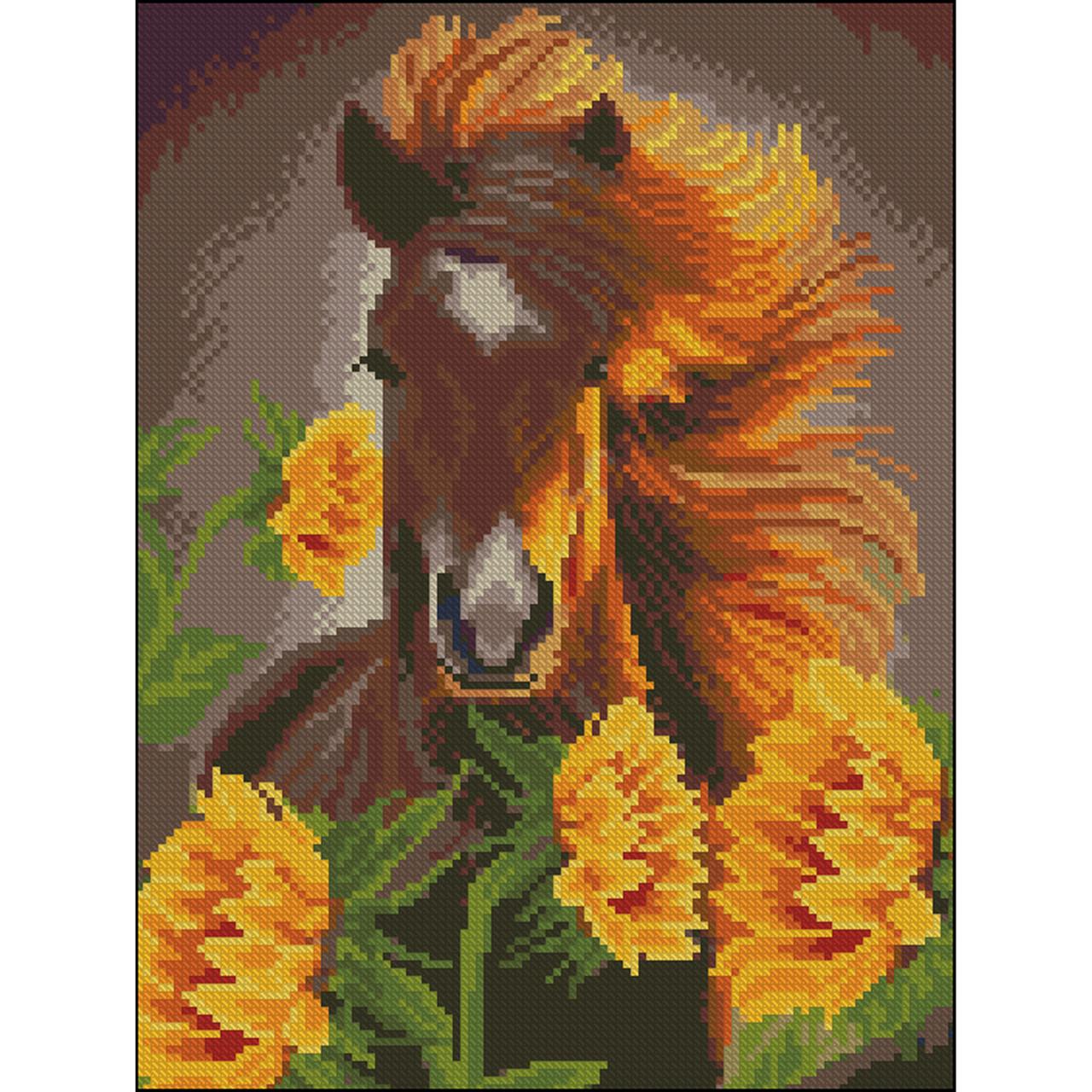 Алмазная мозаика Strateg Воля без подрамника 30х40 см (ZAV3040-26)