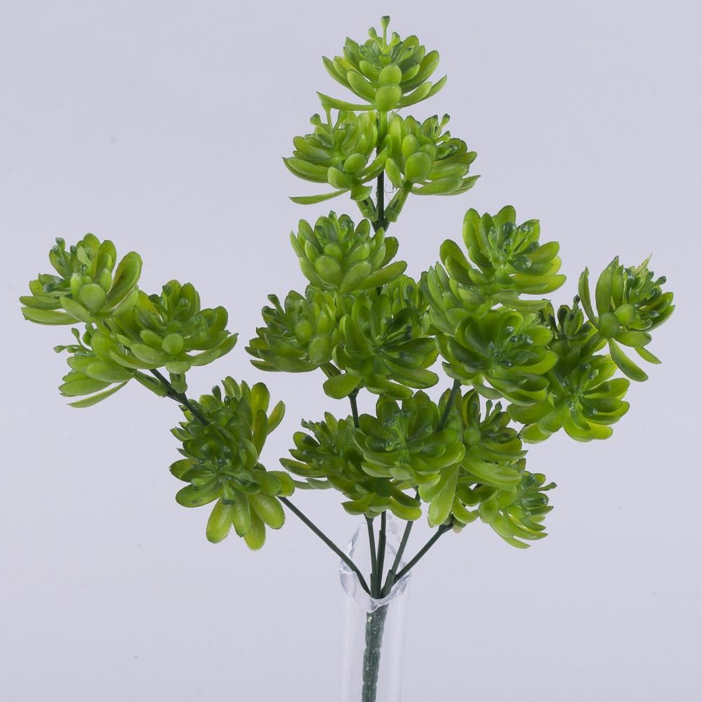 Искусственная трава-букет суккуленты Зеленый (4392-1)