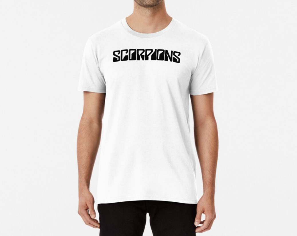 Футболка мужская Stedman с принтом Scorpions 2 XXL Белый (ПН102-11)