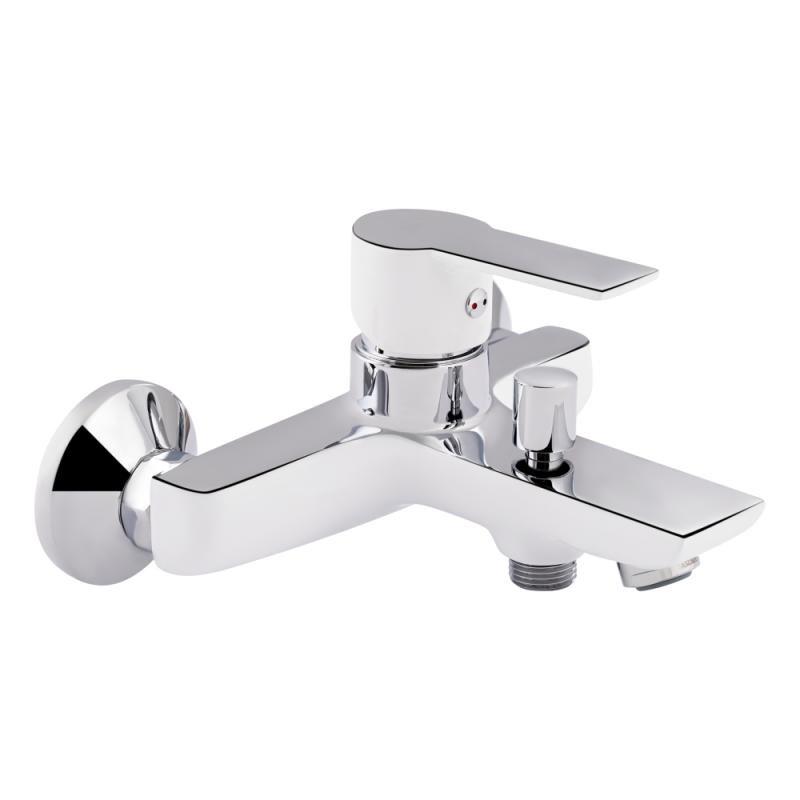 Смеситель для ванны Q-tap Ustek 3016107DCW латунь Белый (QTUS3016107DCW)