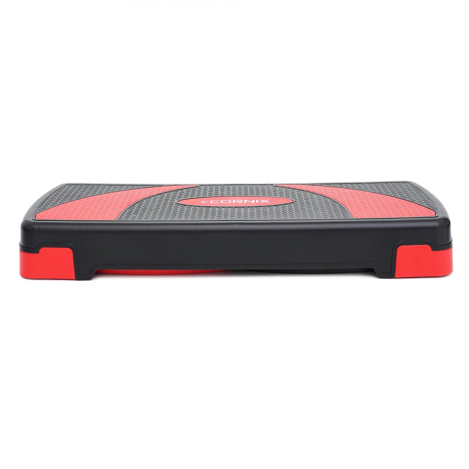 Степ-платформа Cornix XR-0185 78х29х10-20 см Black/Red (39179) - фото 3