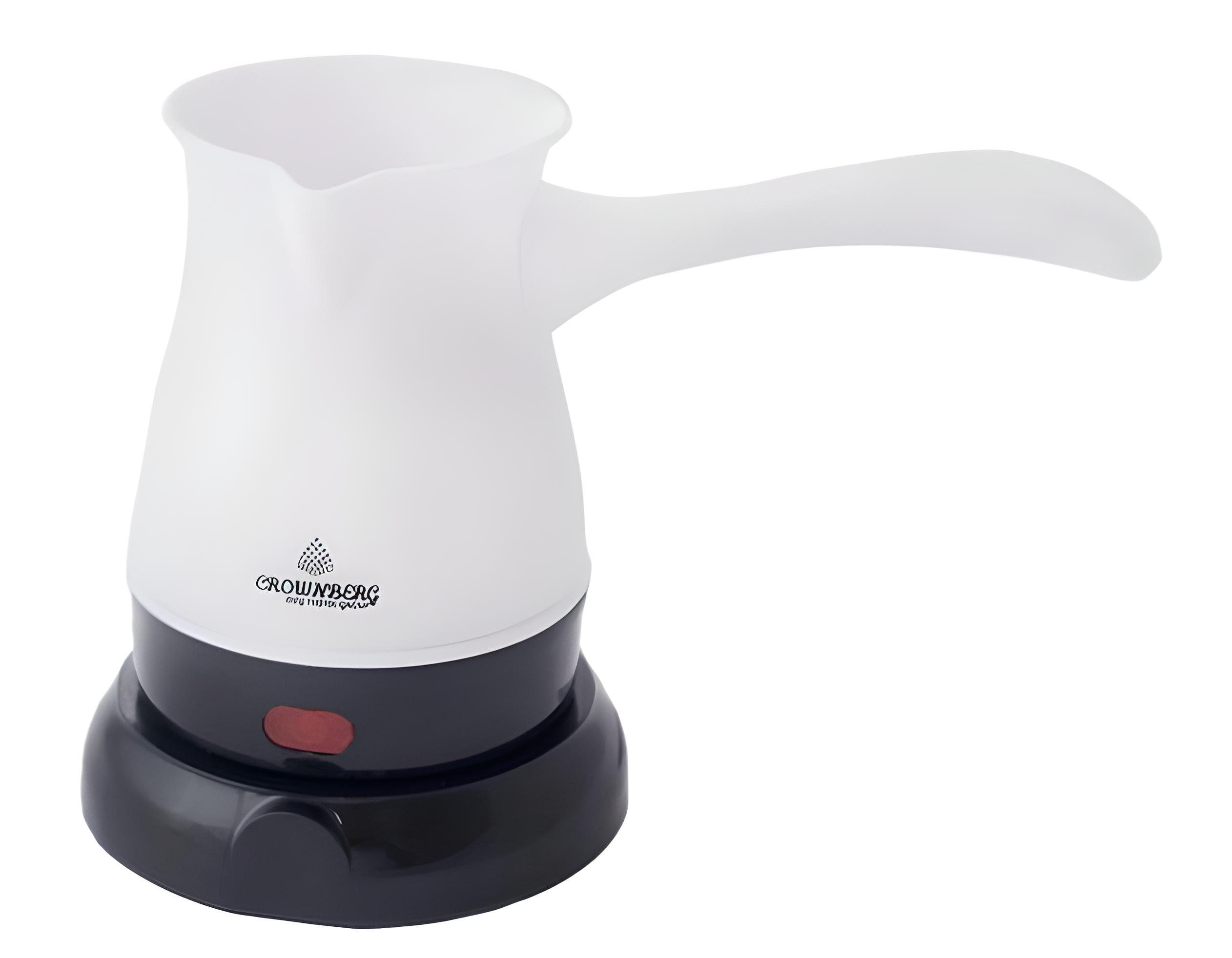 Турка електрична Crownberg CB-1564 1000 Вт Білий Турка електрична Crownberg CB-1564 1000 Вт Білий