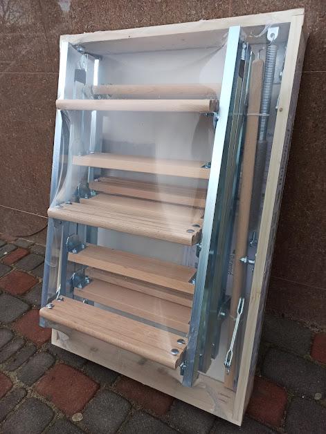 Сходи на горище Bukwood Compact Metal ST 120x90 см h-280 см - фото 9 Сходи на горище Bukwood Compact Metal ST 120x90 см h-280 см - фото 9