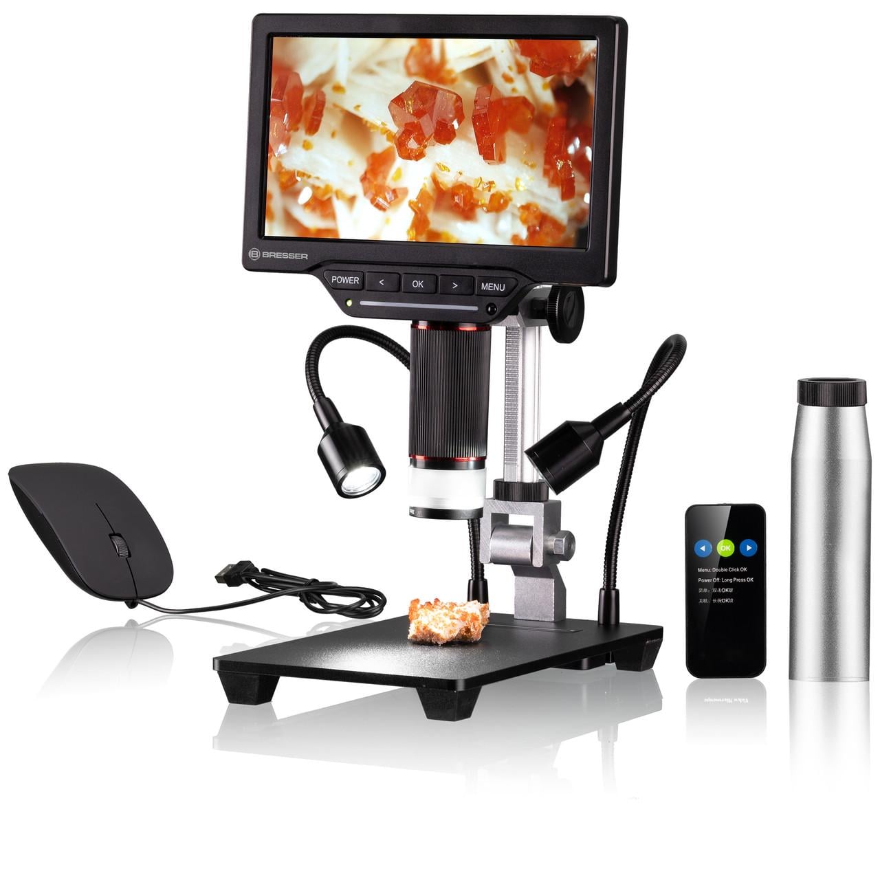 Микроскоп Bresser Digital Wi-Fi 1080P 2L with LCD Screen (9652100/13518)
