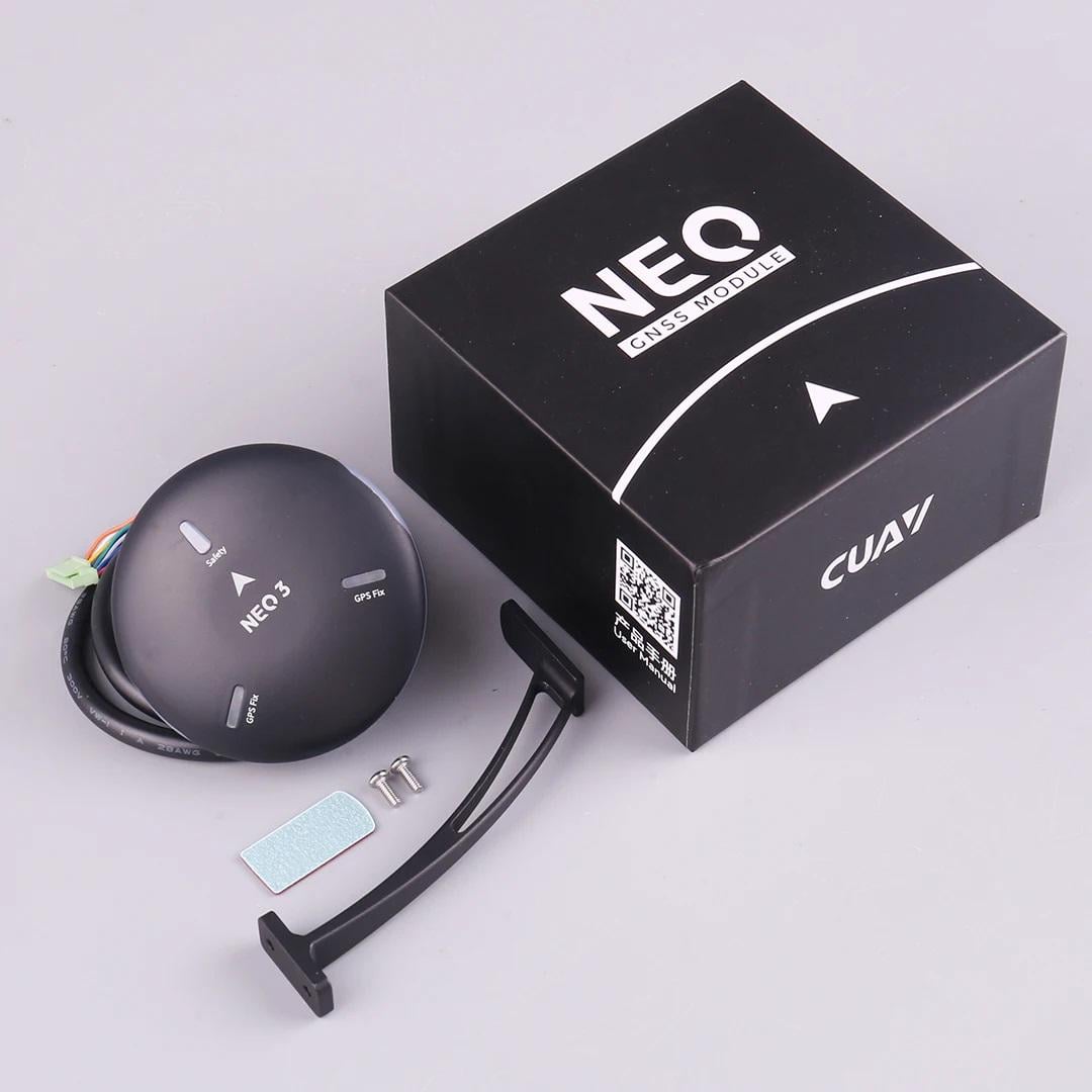Модуль GPS для дрона CUAV NEO 3-M9N Ublox для Pixhawk Ardupilot PX4 с компасом кабель 45 см (00-00028677)