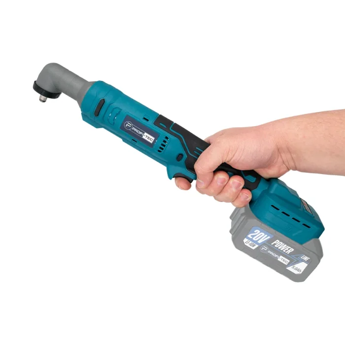 Гайковерт кутовий акумуляторний Profi-Tec PWR1620BL 20 В безщітковий двигун 160 Нм хвостовик 1/4" (007605) - фото 4