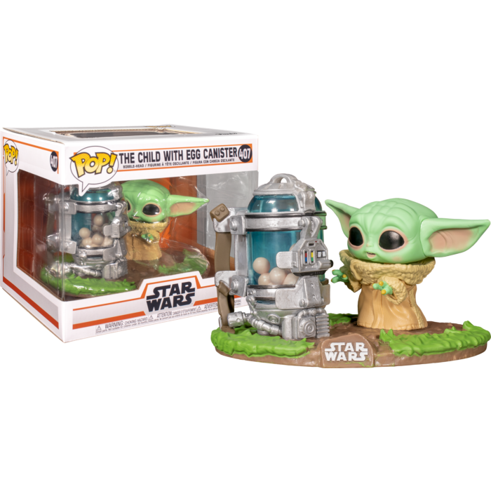 Фігурка Funko Pop Малюк Йоду з Каністрою The Child with Egg Canister The Mandalorian 10 см (TM TCWEC)