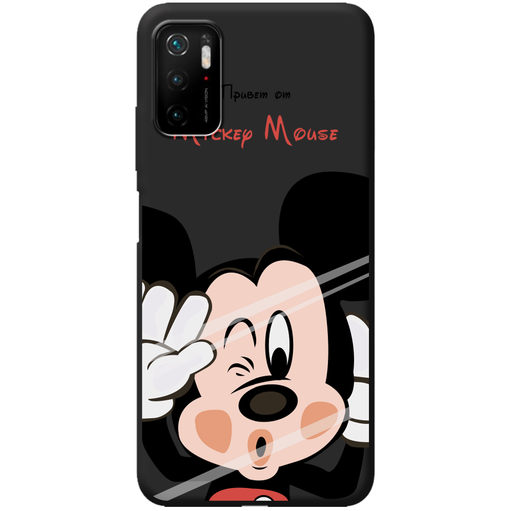 Чехол BoxFace Poco M3 Pro Mister M Черный силикон (42474-cc58-44013)