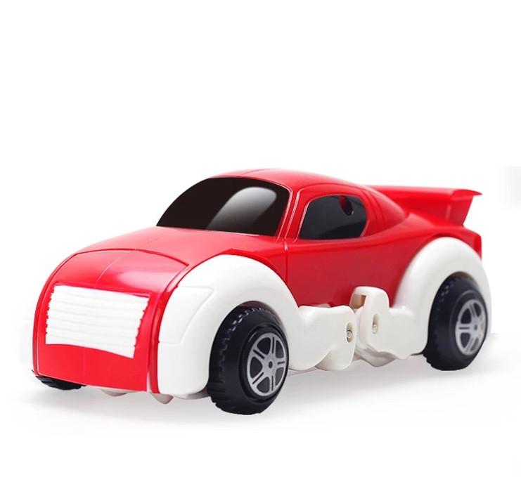 Детская игрушка Jia Du Toys Dino Car заводная машина-трансформер Динозавр Красный (SUN0727)