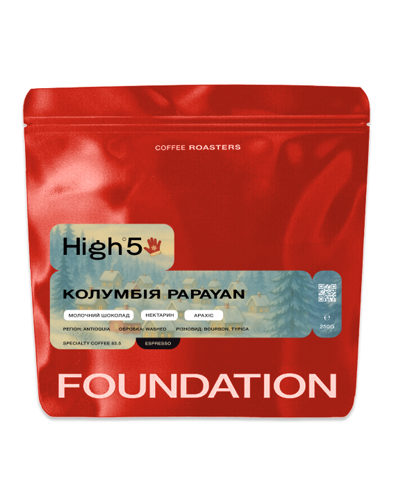 Кофе в зернах Foundation Coffee Roasters Колумбия Papayan свежеобжаренный 250 г