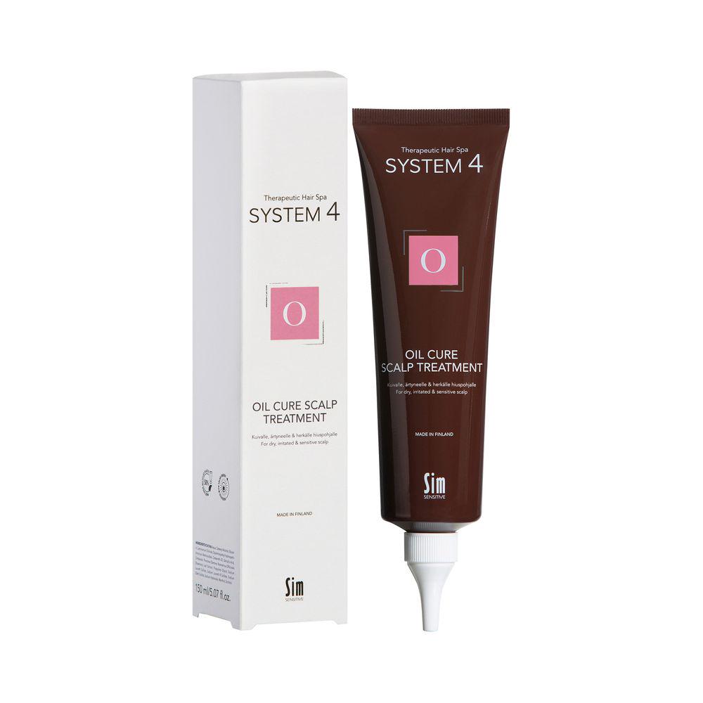 Пилинговая маска для очищения кожи головы Sim Sensitive System4 O Oil Cure Scalp Treatment 150 мл
