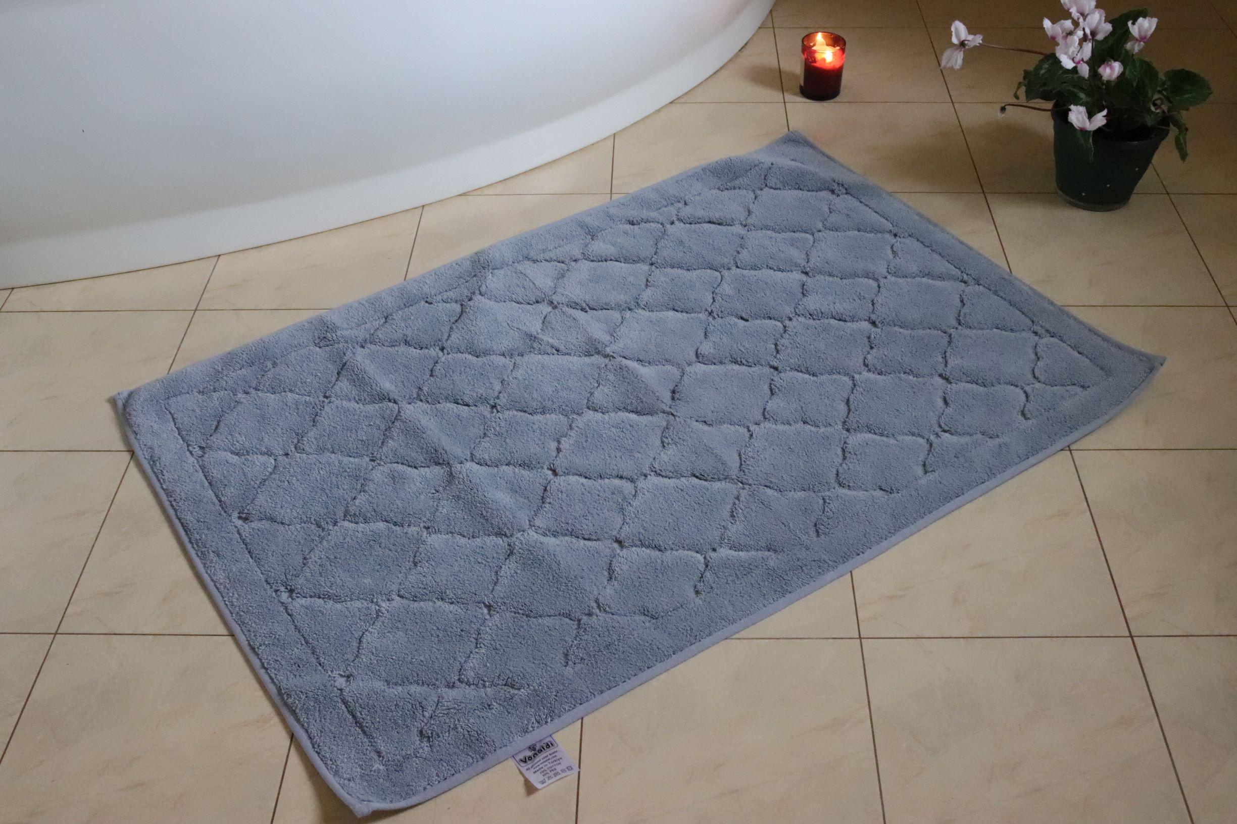 Коврик для ванной Vonaldi Elegant 80x120 см Grey (Elegant/grey) Коврик для ванной Vonaldi Elegant 80x120 см Grey (Elegant/grey)