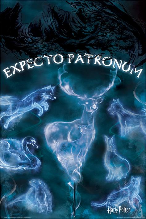 Постер плакат Гарри Поттер Патронус/Harry Potter Patronus 61x91,5 см