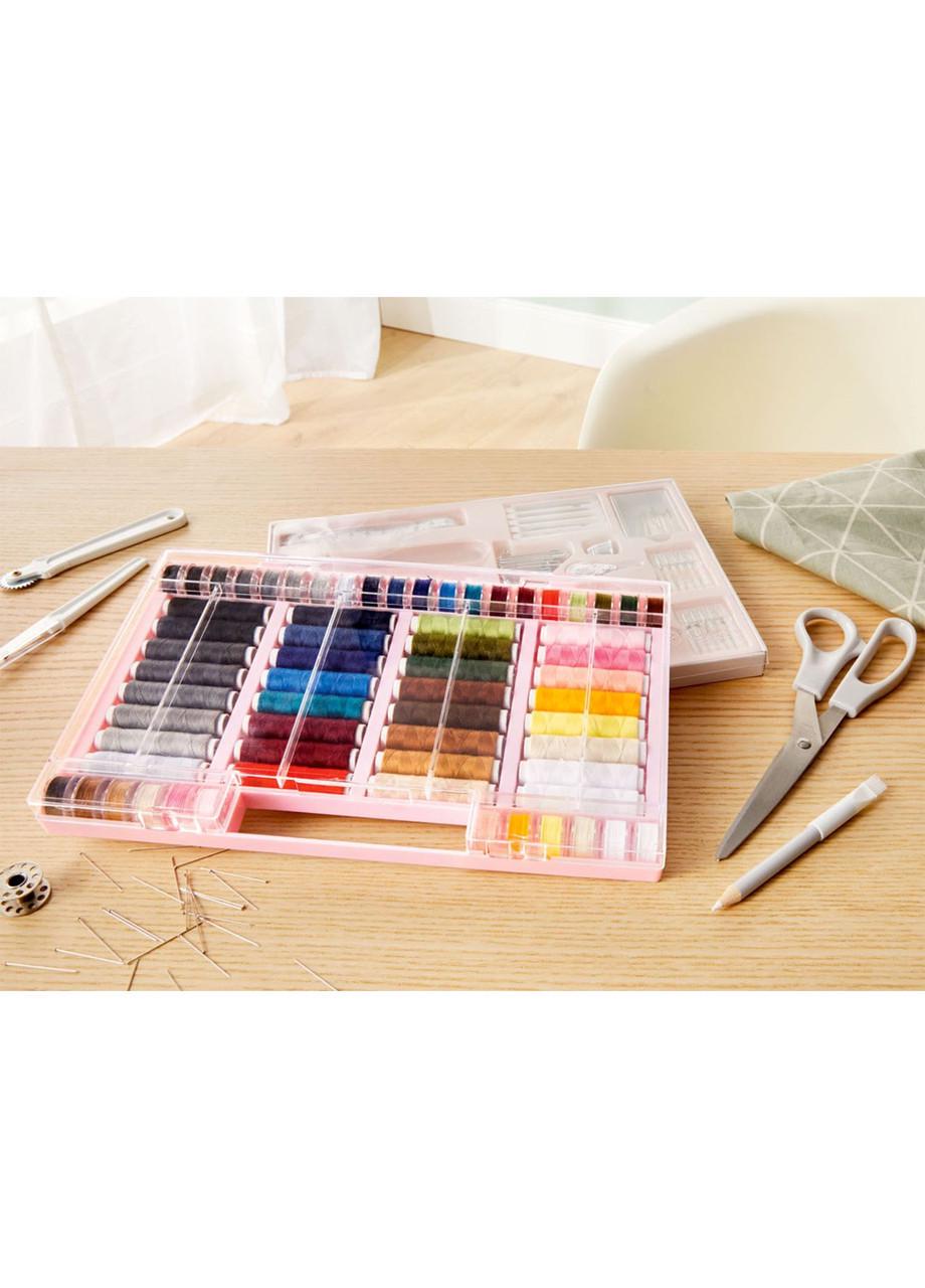 Набор ниток для шитья Crelando 64 шт. со шпульками Разноцветный (E1-00055) - фото 2