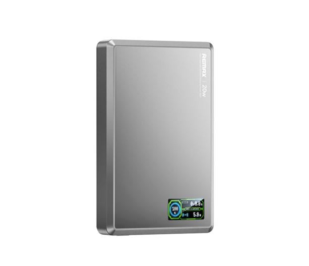 Повербанк Remax FP-37 10000 mAh 20W MagSafe Magnetic Wireless Grey