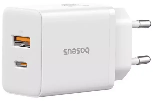 Зарядное устройство сетевое BASEUS Cube Fast Charger USB/Type-C P10111403213-00 20W White