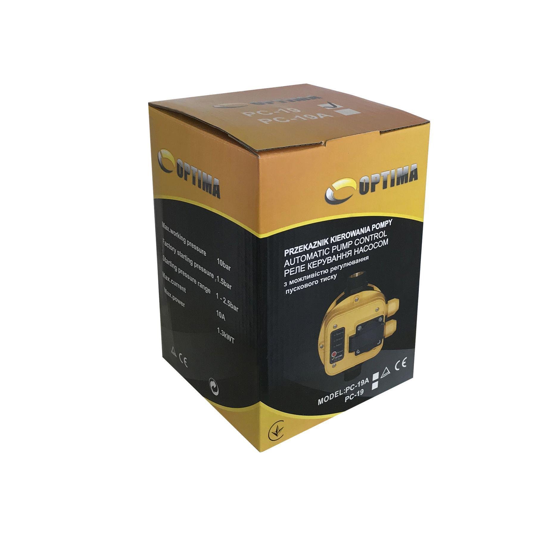 Защита сухого хода Optima PC19 (000008732) - фото 3