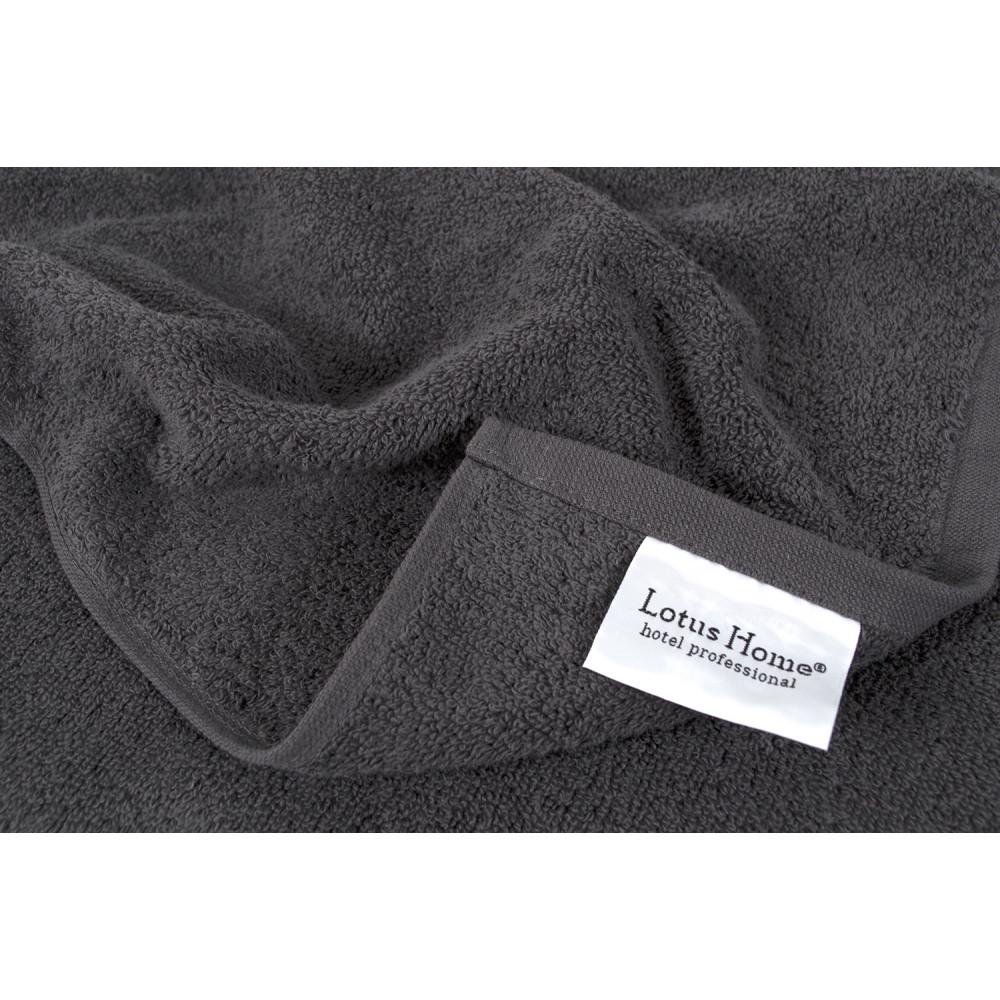 Рушник Lotus Home Hotel Basic 450 г/м2 90х150 см Графітовий - фото 5 Рушник Lotus Home Hotel Basic 450 г/м2 90х150 см Графітовий - фото 5