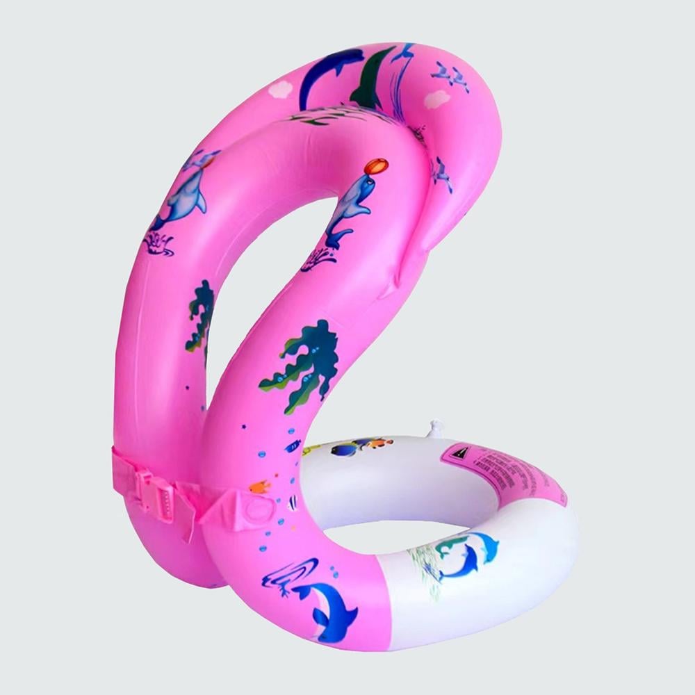 Жилет надувний для плавання для дітей Рожевий - фото 4