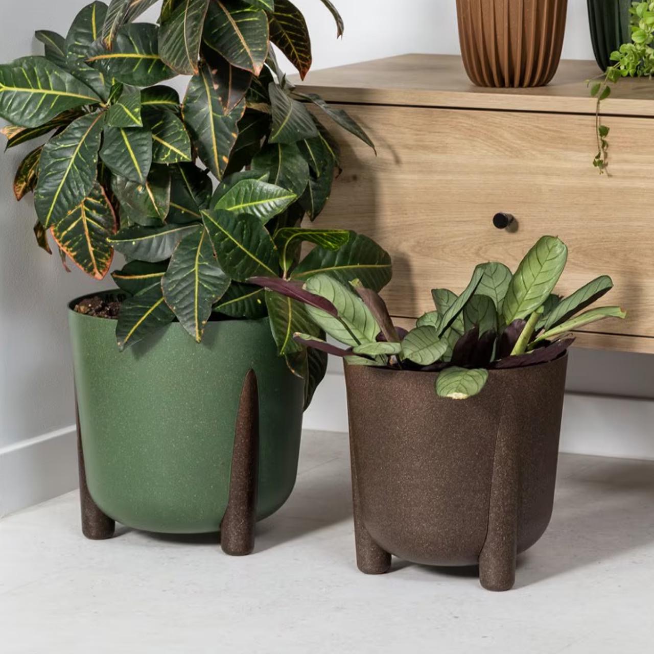 Вазон для цветов Lamela FRIDA 255x255x253 мм Зеленый (25419751863) - фото 2 Вазон для цветов Lamela FRIDA 255x255x253 мм Зеленый (25419751863) - фото 2