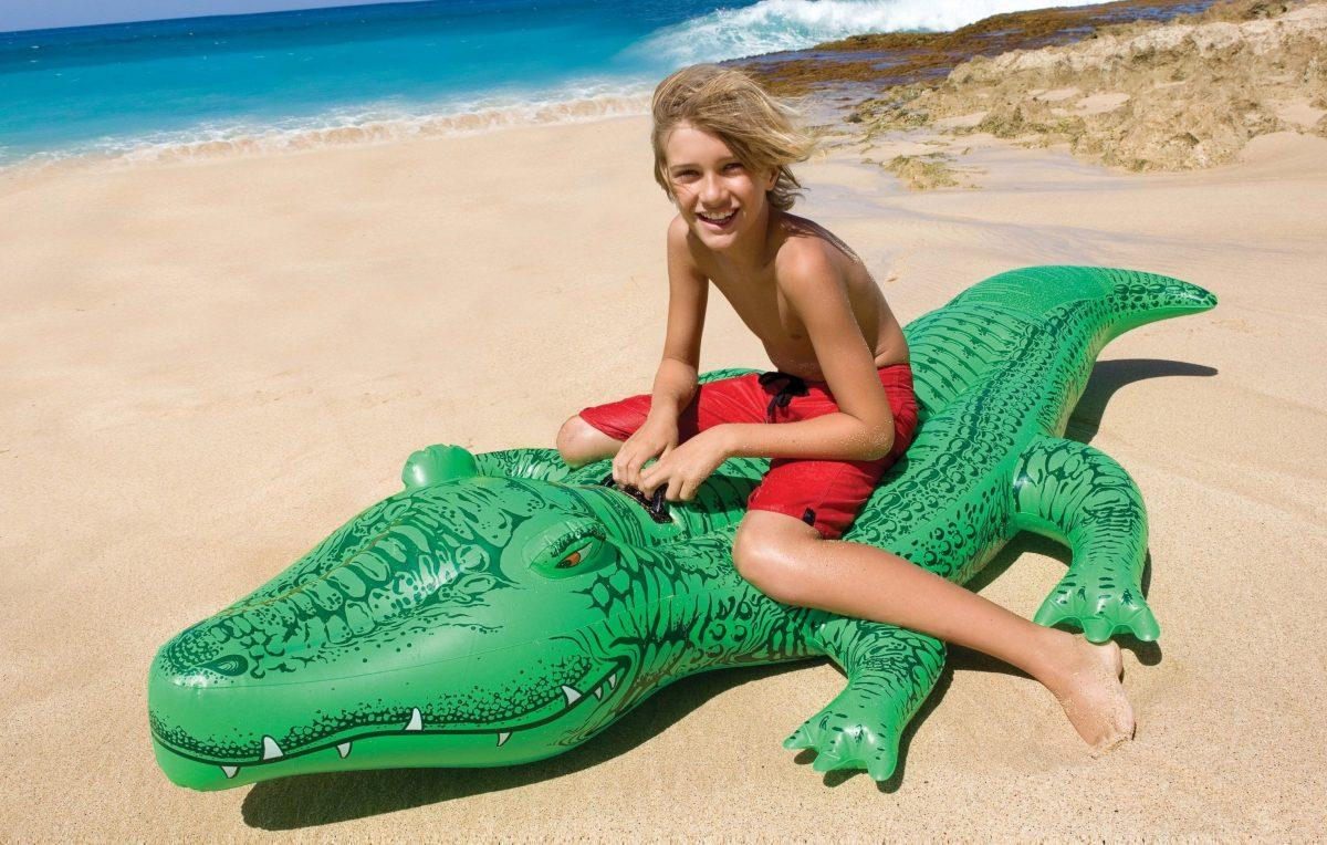 Надувний пліт Intex 58546 "Крокодил" 168х86 см (SUN4525) - фото 3 Надувний пліт Intex 58546 "Крокодил" 168х86 см (SUN4525) - фото 3