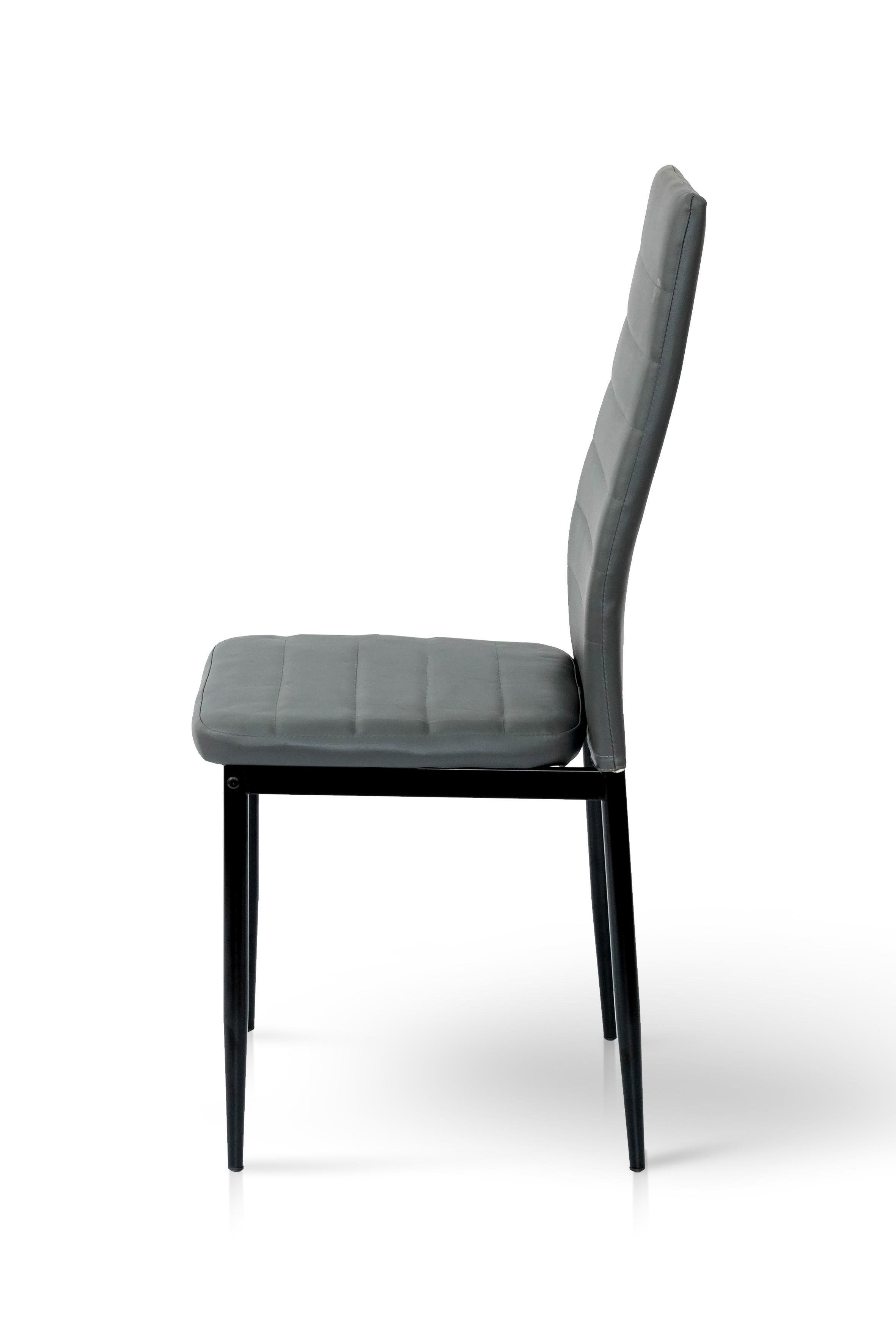 Стілець для кухні та вітальні ГРЕЙС Ріо 390х960х530 мм Чорний/Сірий (GAА0055297) - фото 3 Стілець для кухні та вітальні ГРЕЙС Ріо 390х960х530 мм Чорний/Сірий (GAА0055297) - фото 3