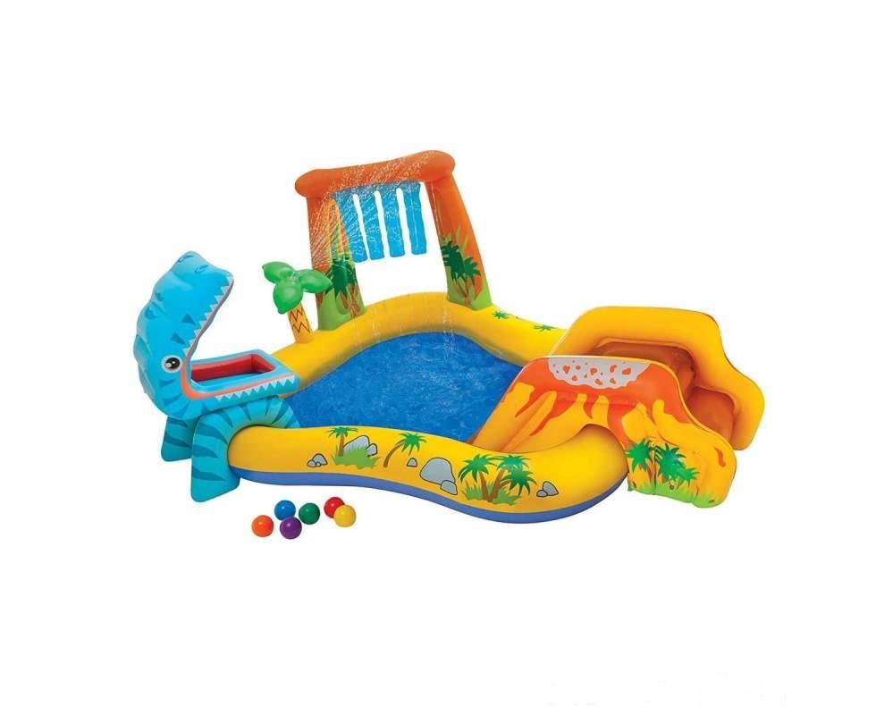 Бассейн надувной игровой Intex с горьким душем шариками от 3 лет 249х191х109 см - фото 3 Бассейн надувной игровой Intex с горьким душем шариками от 3 лет 249х191х109 см - фото 3