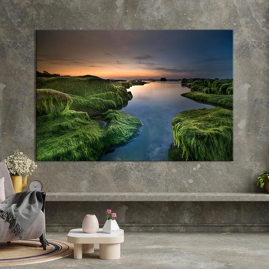 Настенний декор Водоросли на берегу реки 51x34 см (1987-1)