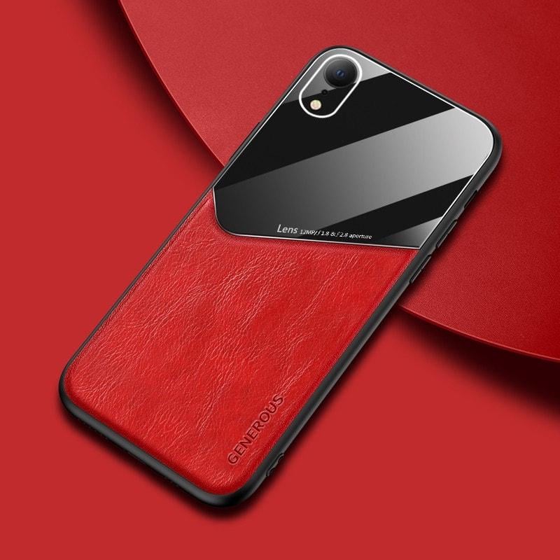 Комбинированный чехол Generous iPhone XR Red (36171-2D)