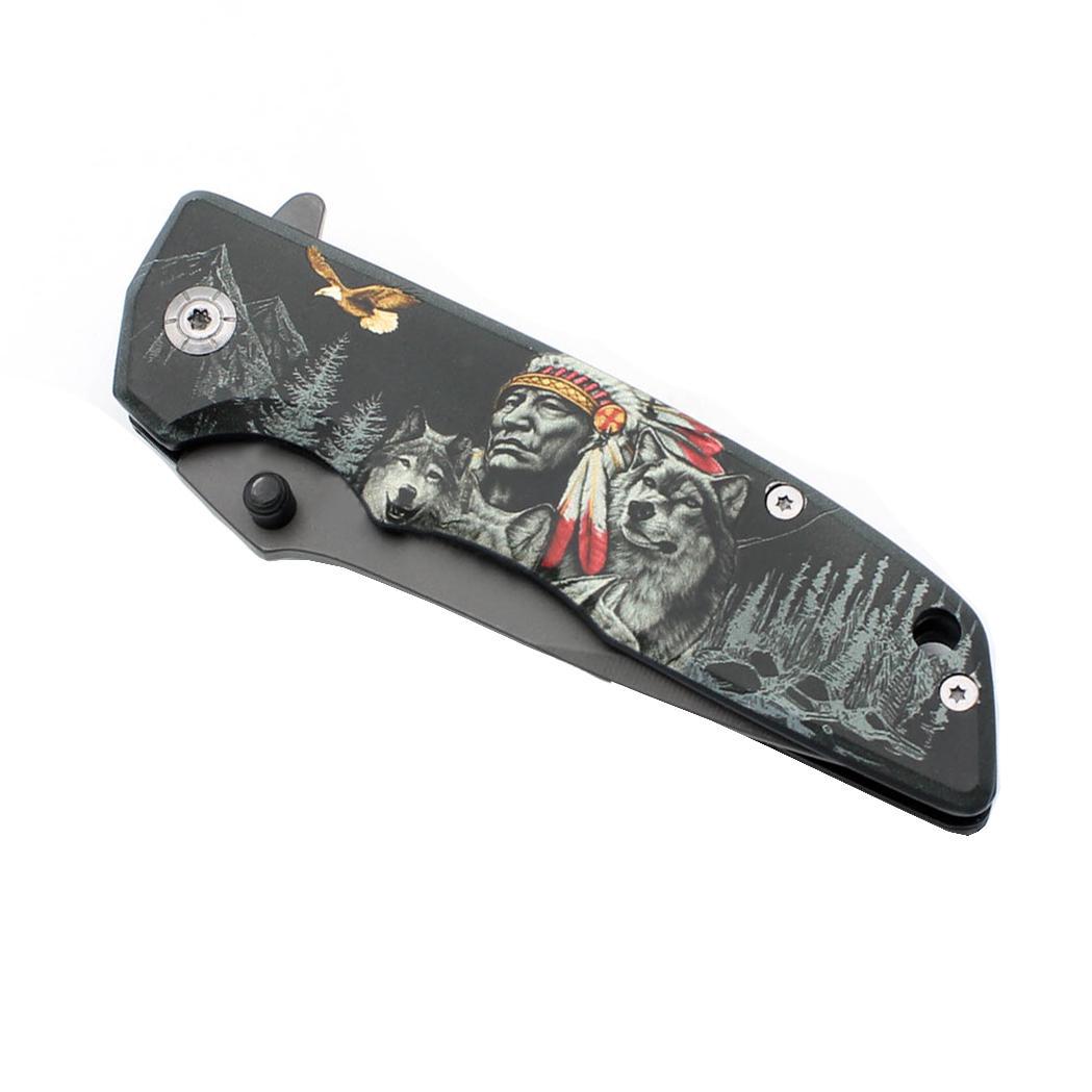 Нож складной туристический Knife A542 (t54192) - фото 2