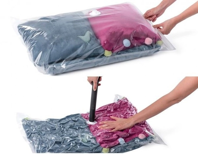 Вакуумний пакет для одягу та постільних речей XIFU VACUUM BAG ПВХ 80x120 см (KA 1080-2) - фото 3