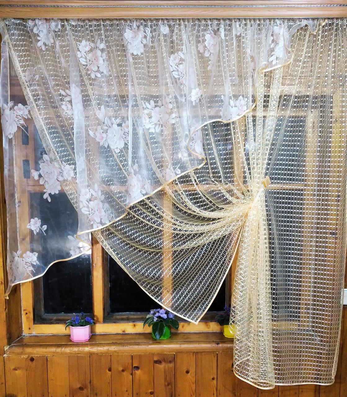 Шторы Фаина левая Абрикосовый бекет (963442224) - фото 3 Шторы Фаина левая Абрикосовый бекет (963442224) - фото 3