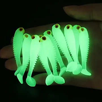 Набор приманок фосфорные виброхвосты для ловли в темное время суток 10 шт. (F00017) - фото 7 Набор приманок фосфорные виброхвосты для ловли в темное время суток 10 шт. (F00017) - фото 7