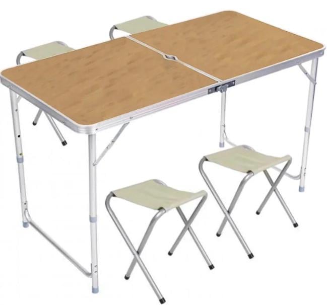 Стол раскладной для пикника Folding Table 5639 с 4 стульями (011695)