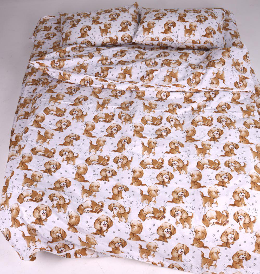 Комплект постельного белья детский PaniPava Happy Puppy бязь 110х140 см (10101221)