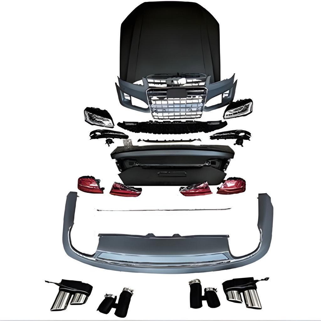 Комплект рестайлінгу на S8 2014-2018 рр. GT Tuning для Audi A8 2010-2018 рр. різні матеріали під фарбування (132032)